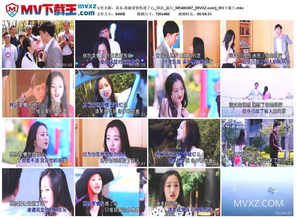 姜永-我被爱情伤透了心_国语_流行_ME400367